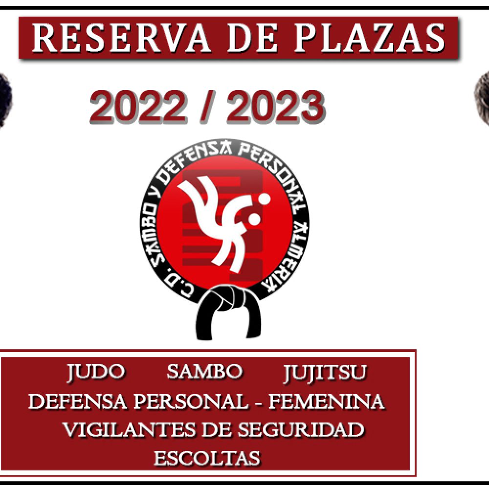 Reserva de Plazas Nueva Temporada 2022/2023